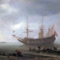 Hans Goderis - Dutch ship at anker, from 1622 until 1638